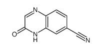 3-Oxo-3,4-dihydro-6-quinoxalinecarbonitrile Structure