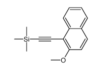 2-(2-methoxynaphthalen-1-yl)ethynyl-trimethylsilane Structure