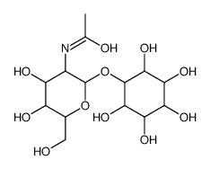 1-O-alpha-2-acetamido-2-deoxygalactopyranosyl-inositol structure