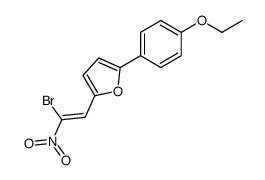 2-(2-bromo-2-nitroethenyl)-5-(4-ethoxyphenyl)furan Structure