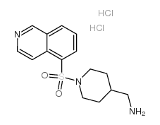 (1-isoquinolin-5-ylsulfonylpiperidin-4-yl)methanamine,dihydrochloride结构式