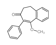 6-methoxy-5-phenyl-bicyclo[5.4.0]undeca-5,7,9,11-tetraen-4-one结构式