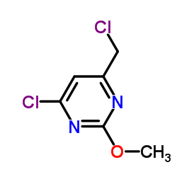 4-氯-6-(氯甲基)-2-甲氧基嘧啶结构式