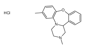 1,3,4,14b-tetrahydro-2,7-dimethyl-2H-dibenzo[b,f]pyrazino[1,2-d][1,4]oxazepine monohydrochloride picture