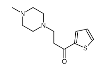 3-(4-methylpiperazin-1-yl)-1-thiophen-2-ylpropan-1-one Structure