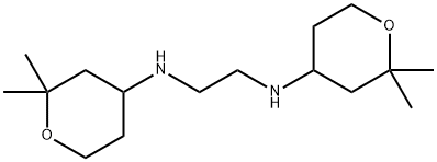 N1,N2-bis(2,2-dimethyltetrahydro-2H-pyran-4-yl)ethane-1,2-diamine结构式