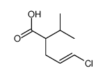 5-chloro-2-propan-2-ylpent-4-enoic acid结构式