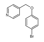 4-[(4-bromophenoxy)methyl]pyridine结构式