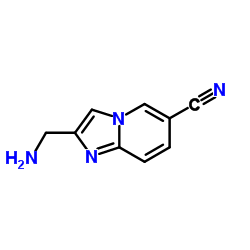 2-(Aminomethyl)imidazo[1,2-a]pyridine-6-carbonitrile Structure