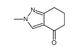 2-METHYL-6,7-DIHYDRO-2H-INDAZOL-4(5H)-ONE结构式