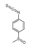 1-isothiocyanato-4-methylsulfinylbenzene Structure