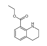 ethyl 1,2,3,4-tetrahydroquinoline-8-carboxylate Structure