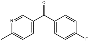 5-(4-Fluorobenzoyl)-2-methylpyridine Structure