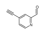 4-ethynylpyridine-2-carbaldehyde Structure