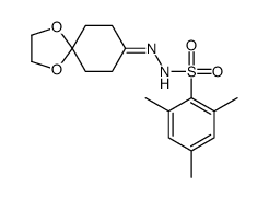 2,4,6-Trimethyl-N'-(1,4-dioxaspiro[4.5]decan-8-ylidene)benzenesulfonohydrazide structure