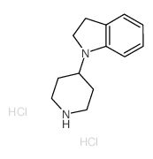 1-(4-Piperidinyl)indoline dihydrochloride Structure