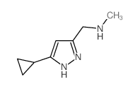 1-(5-cyclopropyl-1H-pyrazol-3-yl)-N-methylmethanamine(SALTDATA: FREE)图片