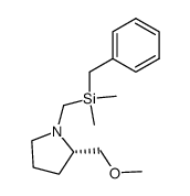 [(S)-2-(methoxymethyl)pyrrolidinomethyl]dimethyl benzylsilane Structure