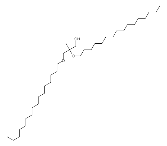 2-methyl-1,2-di-O-hexadecylglycerophosphocholine Structure