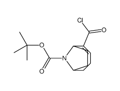 tert-butyl (6R)-5-carbonochloridoyl-9-azabicyclo[4.2.1]non-4-ene-9-carboxylate结构式