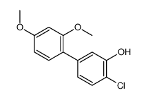 2-chloro-5-(2,4-dimethoxyphenyl)phenol结构式