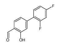 4-(2,4-difluorophenyl)-2-hydroxybenzaldehyde结构式