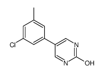 5-(3-chloro-5-methylphenyl)-1H-pyrimidin-2-one Structure