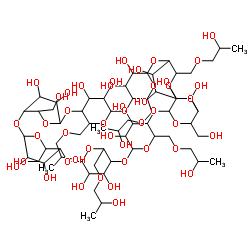 (2-羟丙基)-γ-环糊精结构式