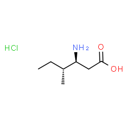 D-beta-homoisoleucine-HCl structure