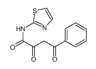 2,4-dioxo-4-phenyl-N-(1,3-thiazol-2-yl)butanamide Structure