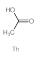 Acetic acid,thorium(4+) salt (8CI,9CI) structure