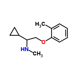 1-cyclopropyl-N-methyl-2-(2-methylphenoxy)ethanamine structure