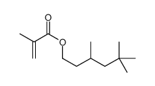 3,5,5-trimethylhexyl 2-methylprop-2-enoate Structure