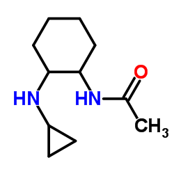 N-[2-(Cyclopropylamino)cyclohexyl]acetamide结构式