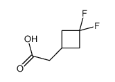 2-(3,3-difluorocyclobutyl)acetic acid structure