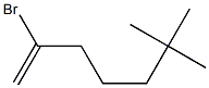 2-bromo-6,6-dimethylhept-1-ene结构式
