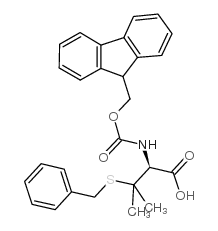 Fmoc-S-苄基-D-青霉胺结构式