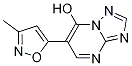 6-(3-Methylisoxazol-5-yl)-[1,2,4]triazolo[1,5-a]pyriMidin-7-ol结构式