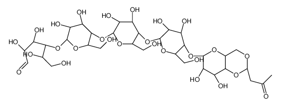 4,6-O-3-Ketobutylidene maltopentaose Structure