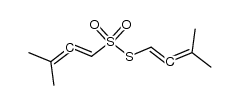 S-(3-methylbuta-1,2-dienyl)-3-methylbuta-1,2-diene-1-sulfonothioate Structure