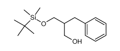 2-Benzyl-3-((tert-butyldimethylsilyl)oxy)-1-propanol Structure