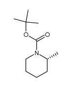 tert-butyl (2R)-(–)-methylpiperidine-1-carboxylate结构式