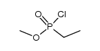 ethyl-phosphonic acid-chloride methyl ester Structure