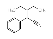 3-ethyl-2-phenyl-pentanenitrile Structure