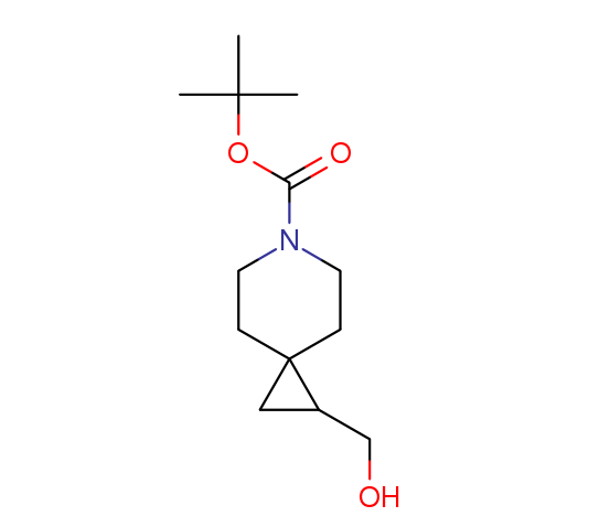 tert-butyl 2-(hydroxymethyl)-6-azaspiro[2.5]octane-6-carboxylate structure