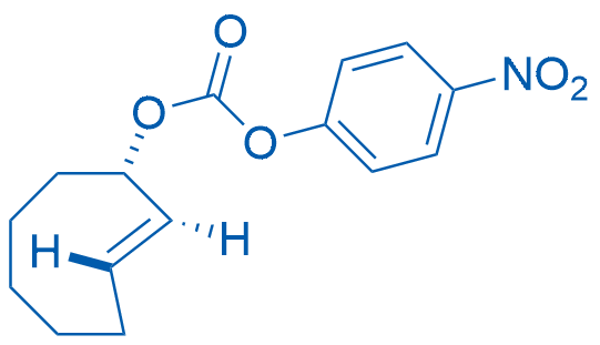 rel-(1R-2E-pR)-Cyclooct-2-en-1-yl (4-nitrophenyl) carbonate structure