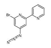 6-BROMO-4-AZIDO-2,2'-BIPYRIDINE Structure