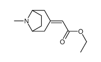 ethyl 2-(8-methyl-8-azabicyclo[3.2.1]octan-3-ylidene)acetate Structure