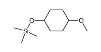 [(4-Methoxycyclohexyl)oxy]trimethylsilane structure