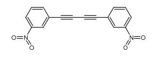 1,4-bis(3-nitrophenyl)-1,3-butadiyne结构式